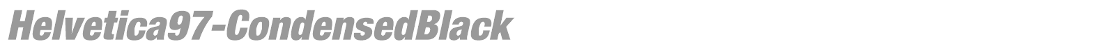 Helvetica97-CondensedBlack font preview